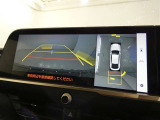 パノラミックビューモニター付きです。車両を上から見たような映像を画面に表示。運転席からの目視だけでは見にくい、車両周辺の状況をリアルタイムでしっかり確認できます。