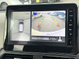 アラウンドビューモニターです!上空から貴方のお車をモニタニングしている様に車両の周りの安全確認が出来ます!