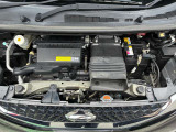 エンジンルームも綺麗です。日産整備士がしっかり整備をしてお渡しします