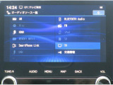 ナビゲーションのAV機能画面を表示しております。