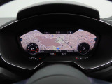必要に応じてメーター内に地図や車両のインフォメーションなどを切り替え表示できるバーチャルコクピット