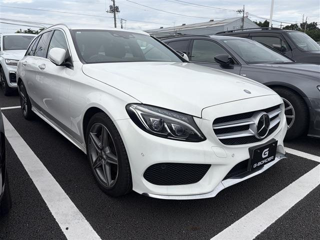 Cクラスワゴン C200 スポーツ 本革仕様 禁煙車 純正10.2インチナビ フルセグTV