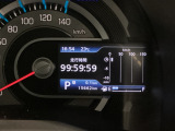 走行時間は約100時間まで累積で表示されます。