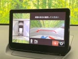 【360&deg;ビューモニター】専用のカメラにより、上から見下ろしたような視点で360度クルマの周囲を確認することができます☆死角部分も確認しやすく、狭い場所での切り返しや駐車もスムーズに行えます。