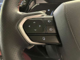 オーディオや運転支援機能などを手元で操作できるステアリングスイッチ。操作時の視線移動が少なく、安全にも貢献します。