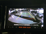 バックビューモニターが付いていますので、車庫入れや後方の安全確認にも便利です。