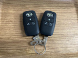 【スマートキー】 スマートキーを携帯していれば、ドアハンドルのボタンを押してロックの解除ができ、パワースライドドア(左側)もワンタッチで開閉できます。