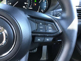 レーダークルーズコントロールを装備。アクセルやブレーキを操作しなくても、自動で先行車との車間距離を保ち追従走行できます。長距離や高速道路を運転する際に、ドライバーへの負担を軽減します。