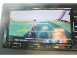 バックカメラを搭載しておりガイドラインも表示されますので車庫入れも安心ですね♪