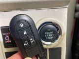 【スマートキー(エンジンスタートストップスイッチ)】スマートキー(電子キー)を持っていれば、スイッチを押すだけでエンジンをかけることができます!