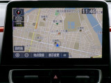 標準装備のディスプレイオーディオ付きです。ナビゲーション機能を装備しています。