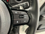 クルーズコントロールを装備しています。高速道路などで一定の速度で走ってくれるので運転が楽ですよ!速度を設定できますので、スピードの出しすぎにも注意できます。