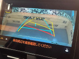 【バックカメラ】駐車時に後方がリアルタイム映像で確認できます。大型商業施設や立体駐車場での駐車時や、夜間のバック時に大活躍!