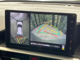 【パノラミックビューモニター】専用のカメラにより、上から見下ろしたような視点で360度クルマの周囲を確認することができます☆死角部分も確認しやすく、狭い場所での切り返しや駐車もスムーズに行えます。