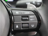 ◆アダプティブクルーズコントロール◆予め設定した車速内でクルマが自動的に加減速。前走車との適切な車間距離を維持しながら追従走行します。【LKAS】車線維持支援システムでステアリング操作を支援。