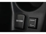 アクセサリーDC12Vソケット、HDMI入力端子ソケット装備!