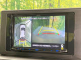 【パノラマモニター】専用のカメラにより、上から見下ろしたような視点で360度クルマの周囲を確認することができます☆死角部分も確認しやすく、狭い場所での切り返しや駐車もスムーズに行えます。