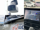 純正前後ドラレコです。もしもの時にしっかり記録が残ります。ナビの画面で映像確認やドラレコの操作ができます。