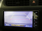 車庫入れの強い味方。後退時の死角をチェックするために便利です。