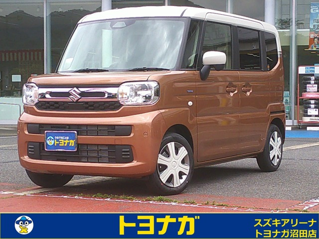 スペーシアハイブリッド(HYBRID) X セーフティプラスパッケージ 4WDスズキセーフティサポート 純正スズキコネ