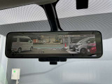 荷物をたくさん載せても後ろの確認が出来る便利なスマートルームミラー!