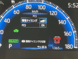 視認性の良いメ-タ-を採用しており、快適なドライブをサポ-トします♪