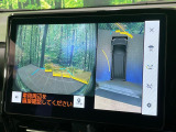 【パノラミックビューモニター】専用のカメラにより、上から見下ろしたような視点で360度クルマの周囲を確認することができます☆死角部分も確認しやすく、狭い場所での切り返しや駐車もスムーズに行えます。