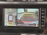 【全周囲モニター】フロント+サイド+バックにカメラが装着されています。車庫入れが苦手な方もこれがあれば安心ですね。