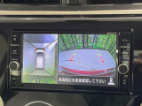 【アラウンドビューモニター】専用のカメラにより、上から見下ろしたような視点で360度クルマの周囲を確認することができます☆死角部分も確認しやすく、狭い場所での切り返しや駐車もスムーズに行えます。
