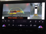 バックガイドモニターを装備しています、車庫入れもラクラクです。パノラミックビューモニターを搭載しています、上からの画像も表示されます。