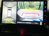 【パノラマモニター】専用のカメラにより、上から見下ろしたような視点で360度クルマの周囲を確認することができます☆死角部分も確認しやすく、狭い場所での切り返しや駐車もスムーズに行えます。