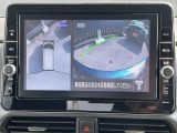 空から見下ろすような視点で、スム-スな駐車と安全確認をサポ-ト。MOD(移動物 検知)機能付インテリジェント アラウンドビュ-モニタ-