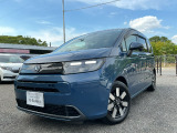 令和6年式ブルーのフリードe:HEVエアーEX入荷しました。弊社試乗車の為低走行車両です。車両は弊社保管場所に御座います。確認の際は事前にご連絡お願い致します。