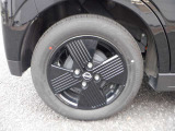 専用14インチブラックアルミホイール(14&times;4.5J)、インセット:46、P.C.D:100(4穴)&155/65R14 75S タイヤ