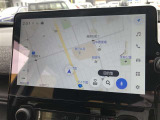 トヨタ純正メモリーナビ装着車。大画面で見やすく使いやすいナビゲーションです。トヨタ純正ならではの、シンプルで簡単操作です。