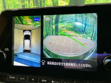 【アラウンドビューモニター】専用のカメラにより、上から見下ろしたような視点で360度クルマの周囲を確認することができます☆死角部分も確認しやすく、狭い場所での切り返しや駐車もスムーズに行えます。