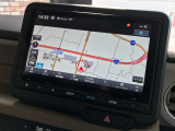 純正ナビが搭載されています。初めての道も安心ですね。Bluetooth接続可能!
