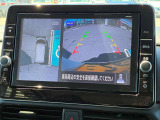 【アラウンドビューモニター】上空から見下ろしているかのような映像で駐車をサポート。安心です。