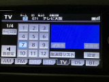 テレビチャンネル画面です。
