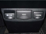 100Wまで使えるAC100Vコンセント/VIDEO端子/HDMI端子