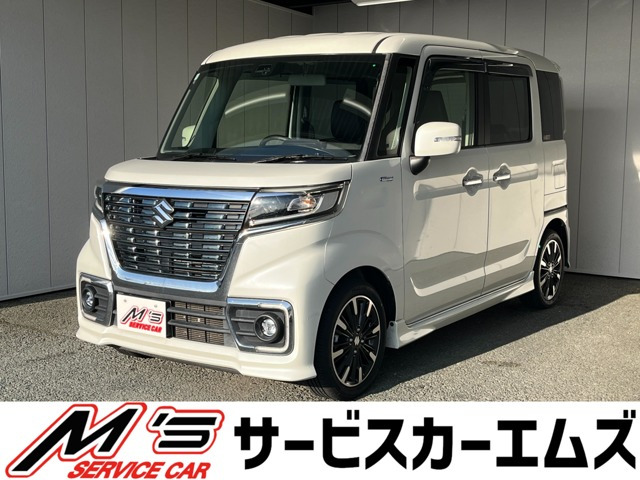 スペーシアカスタム ハイブリッド(HYBRID) XS 4WD 両側電動スライドドア 社外エンスタ