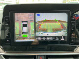 上から車を見下ろしたような画面が駐車をサポート、運転が苦手な方でも安心してお使い頂けます!!