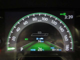 ディスプレイには運転に必要な様々な情報を表示します。