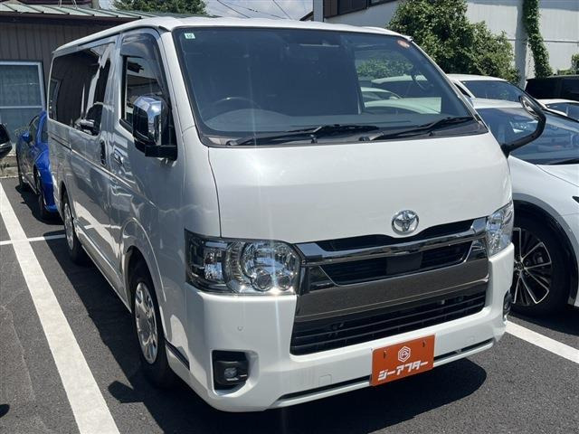 ハイエースバン 2.8 スーパーGL ダークプライムII ロング ディーゼル 禁煙車 ナビ バ...