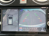 インテリジェント アラウンドビューモニター(移動物 検知機能付)空から見下ろしているかのような映像をディスプレイに映し出し、スムースな駐車をサポートします。