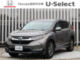 当店にCR-V・e:HEV EX マスターピース、スーパープラチナグレーメタリックが入庫しました。純正7インチナビ・ETC・サンルーフ・本革シートなど充実装備。おすすめの1台です。