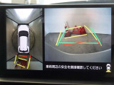 バックガイドモニターを装備しています、車庫入れもラクラクです。パノラミックビューモニターを搭載しています、上からの画像も表示されます。