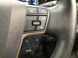 前方の車との車間を設定し、スピードを上げたり緩めたりを自動で行ってくれる追尾式の「レーダークルーズ」。上級装備の一つです!高級車にしかつかない嬉しい機能です。