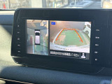 空から車を見たような「アラウンドビューモニター」!車の周りが一目で確認できるので、小さなお子様や障害物があっても安心して乗ることができます♪
