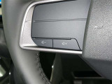 ステアリングスイッチ付き。前方から目を離すことなく操作することが可能です。